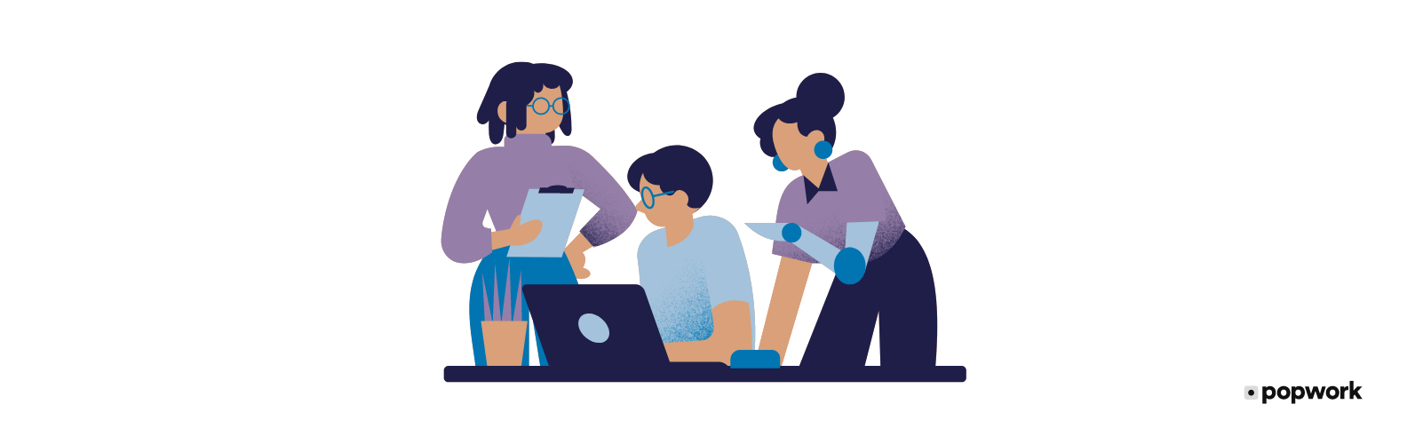 Demander de l'aide à ses collègues - Popwork