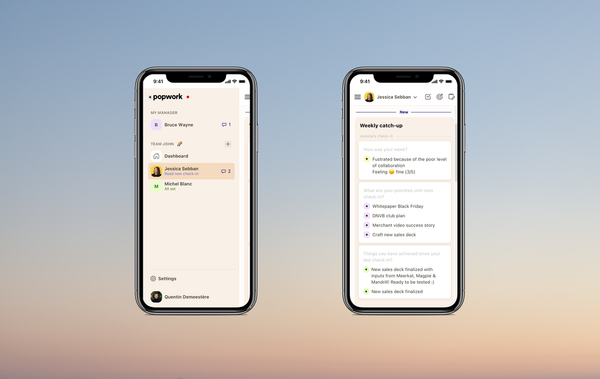 Nouvelle navigation et panneau de gauche Popwork