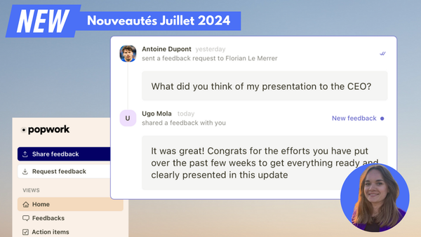 Nouveautés produit Popwork juillet 2024
