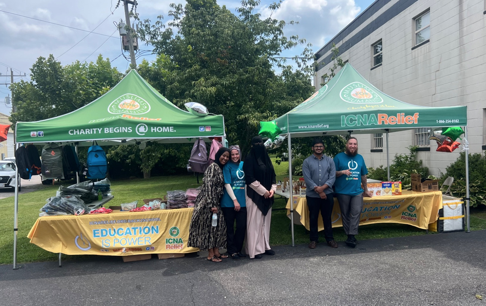 ICNA Relief provides backpacks, food to local families