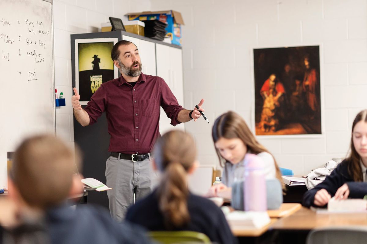Henrico's Top Teachers - Steven Cottam, Our Lady of Lourdes Catholic School, religion
