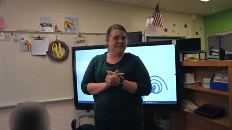 Parent thanks Henrico teacher who helped her son learn how to speak: 'This is my job, but it's also a passion'