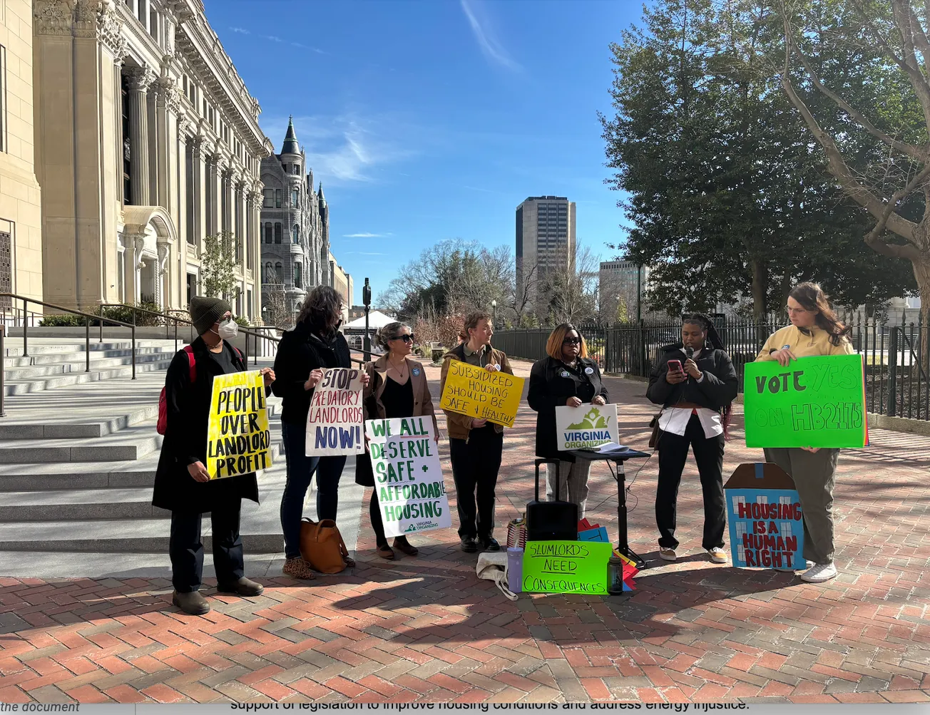 Virginia Organizing advocates urge improvements in housing, energy justice