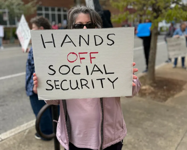Local Democratic committees rally in support of Social Security Administration