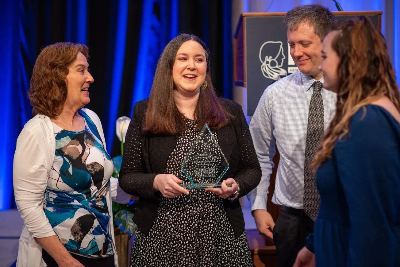 Henrico Schools presents Hermitage's Christine Suders with Teacher of the Year award