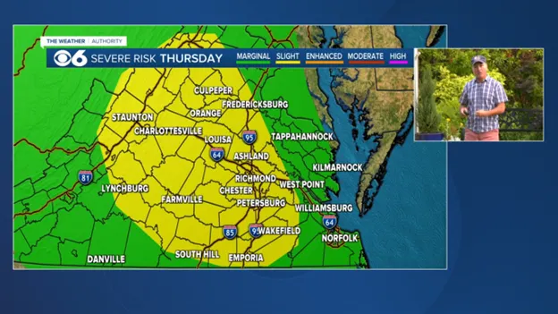 Expect a warmer Thursday with a few early evening storms possible