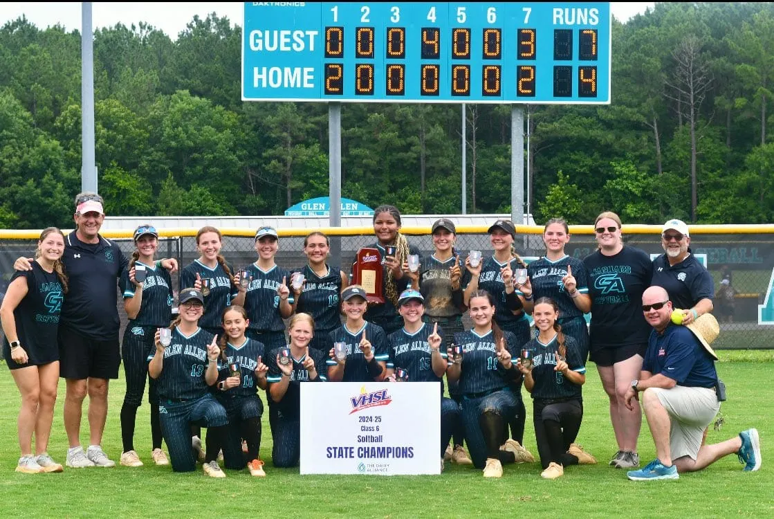 Glen Allen softball team wins state championship