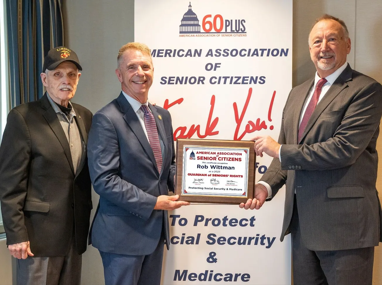 Wittman honored by Seniors' Rights organization