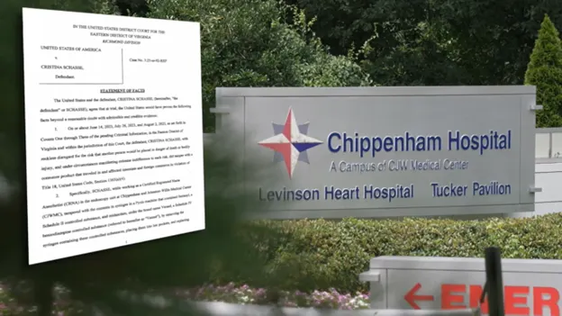 Henrico nurse pleads guilty to swapping fentanyl with saline mix, giving bogus drugs to patients