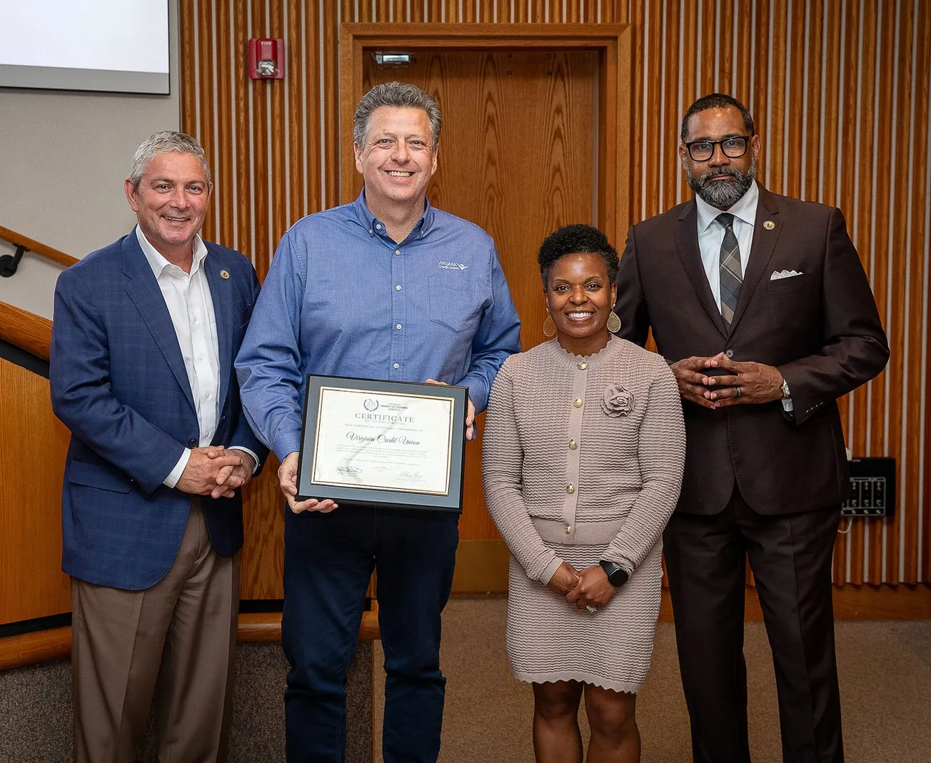 Virginia Credit Union receives Henrico's 'Heart of Service Award'