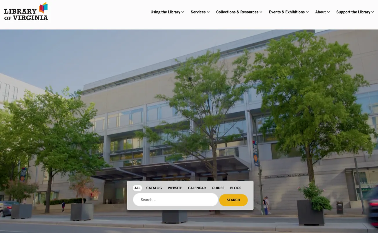 Library of Virginia unveils redesigned website