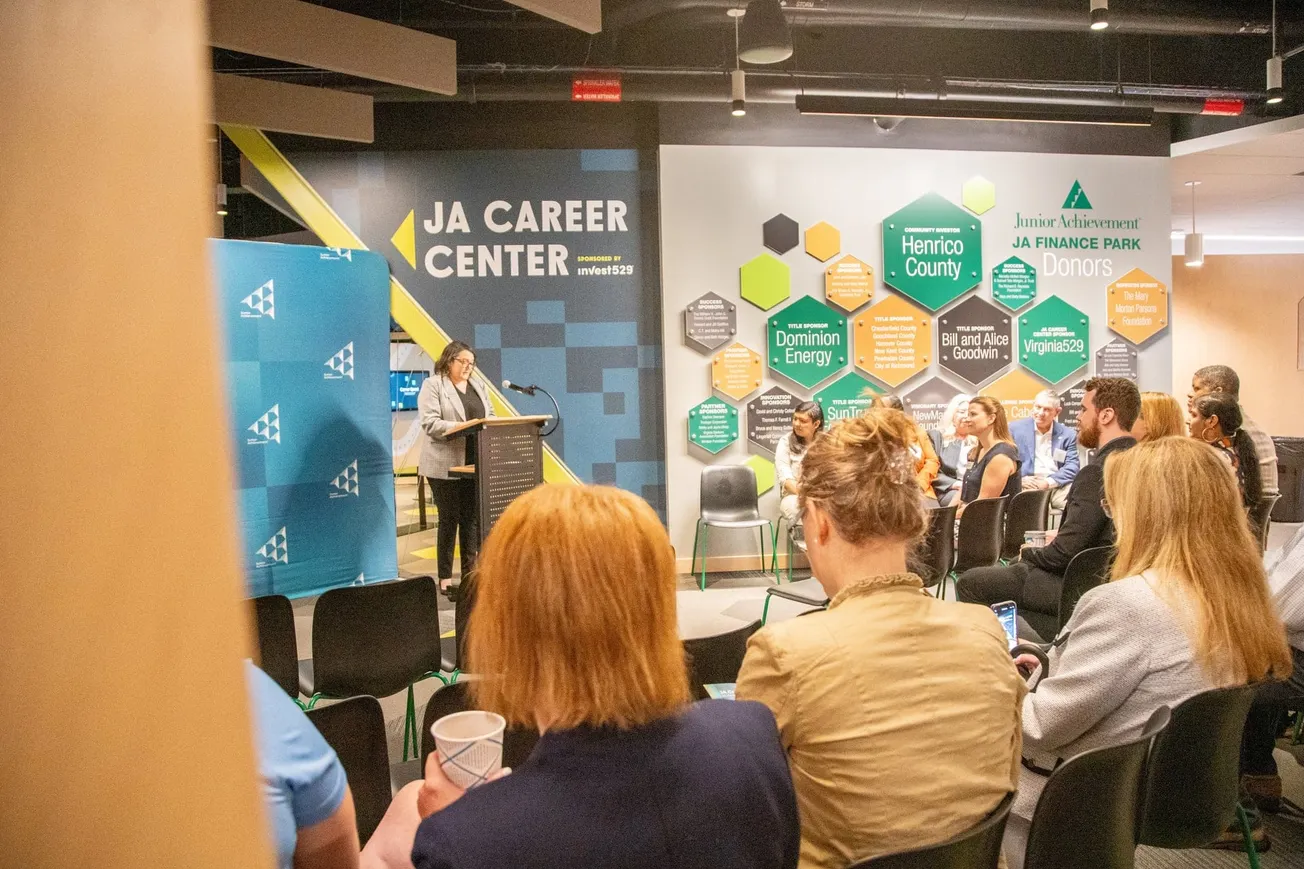 Upgraded JA Career Center unveiled at Libbie Mill Library