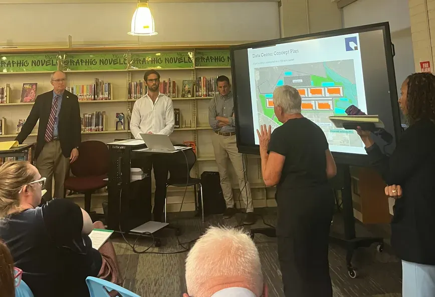 Varina residents push against new data center proposed on Darbytown Road • ICE arrests Tucker HS student with special visa at Henrico courthouse
