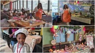 Young chefs-in-training learn culinary creativity at Richmond airport restaurant