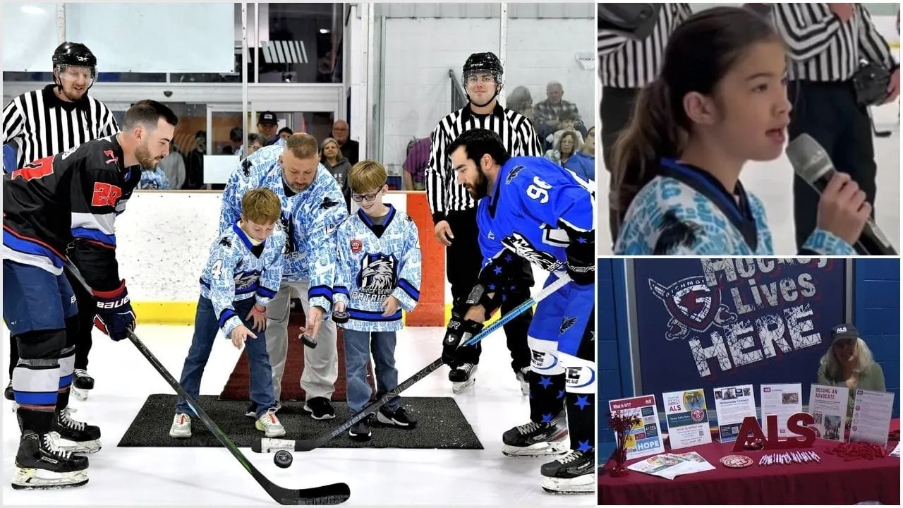 Charity hockey game in Short Pump raises $2,000 for ALS research in honor of Mike Purvis
