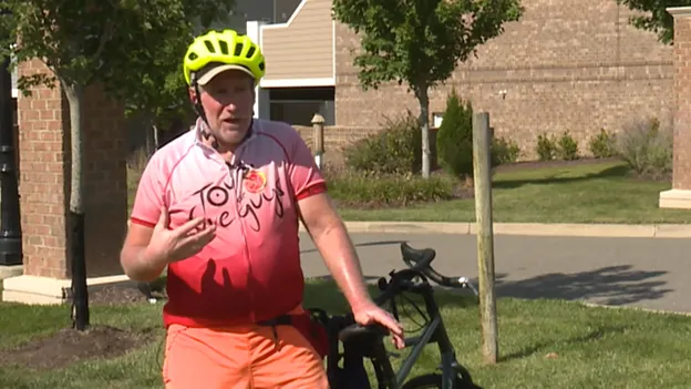 Henrico substitute teacher will bike 1,400 miles to inspire students to dream big