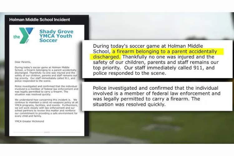Gun fired at Henrico youth soccer game