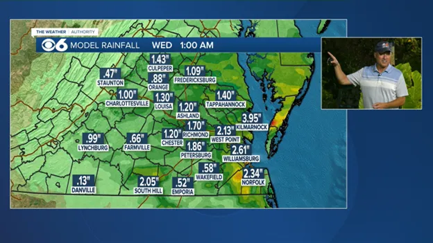 Virginia faces multi-day rain event with coastal flooding concerns this week