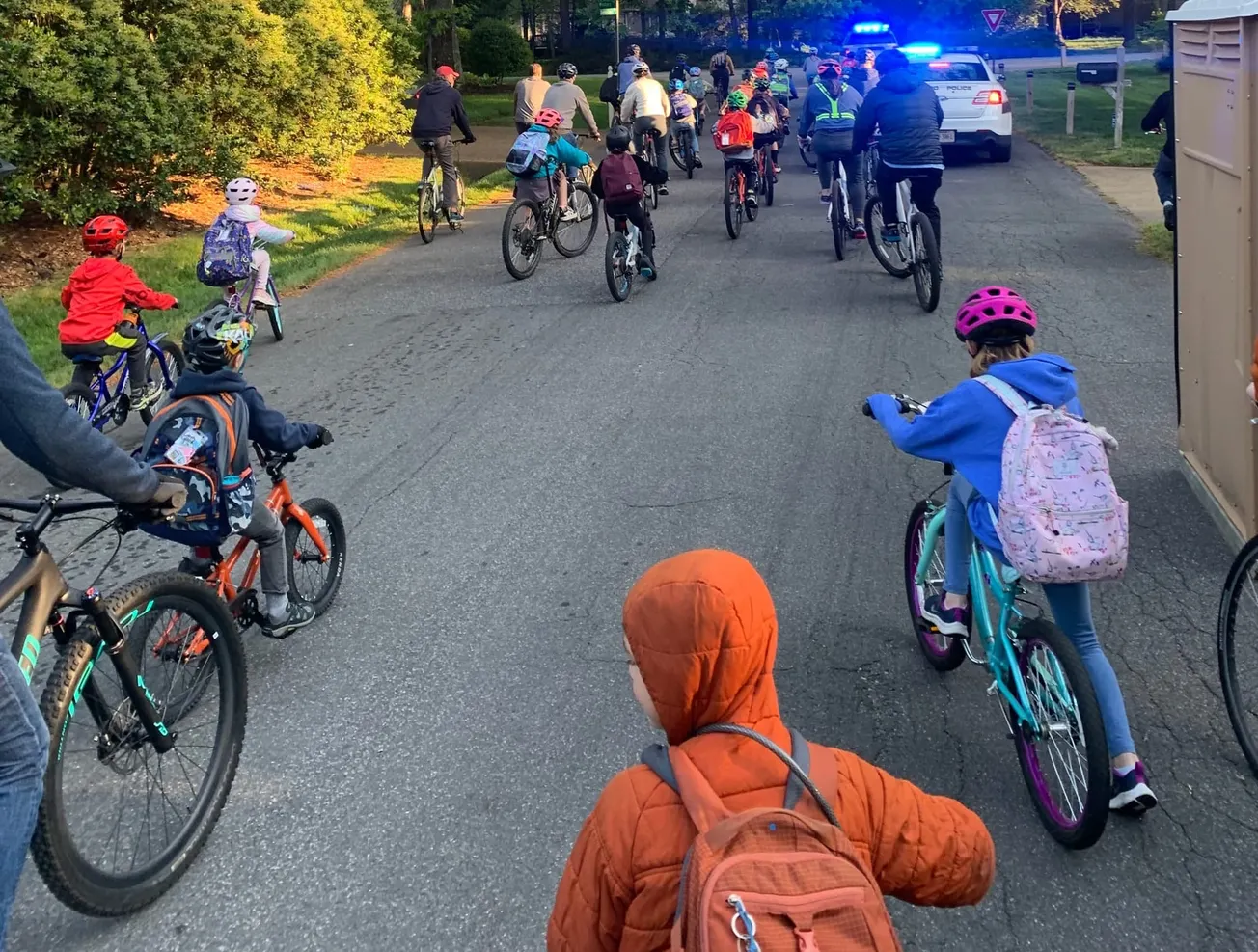 Walk and Bike to School Day imparts the joy of movement and independence, need for safety improvements