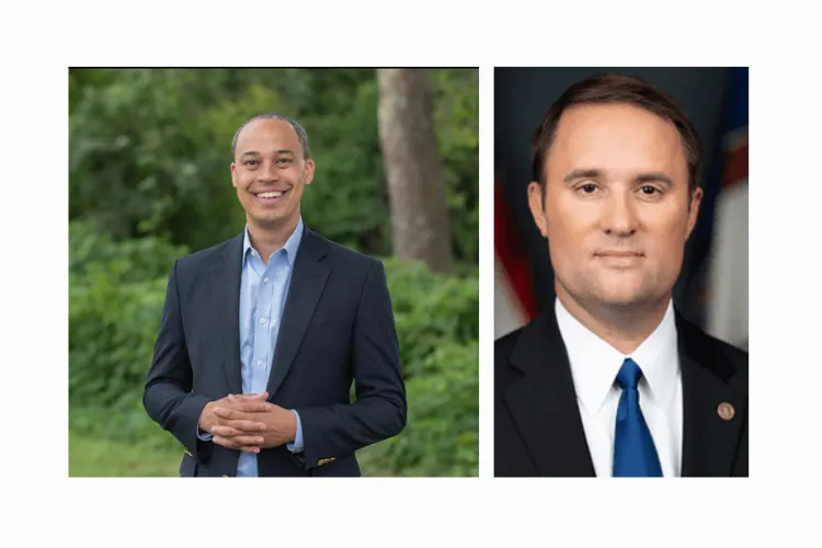 At debate, attorney general candidates Jones and Miyares trade barbs over violent texts, Trump