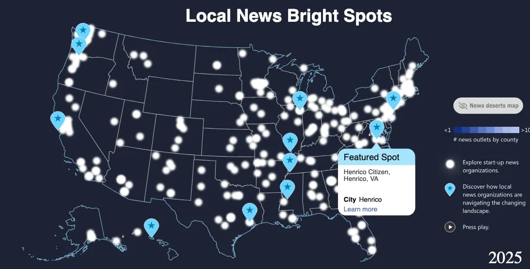 Henrico Citizen named one of 12 'Local News Bright Spots' nationally by Northwestern University's Local News Initiative