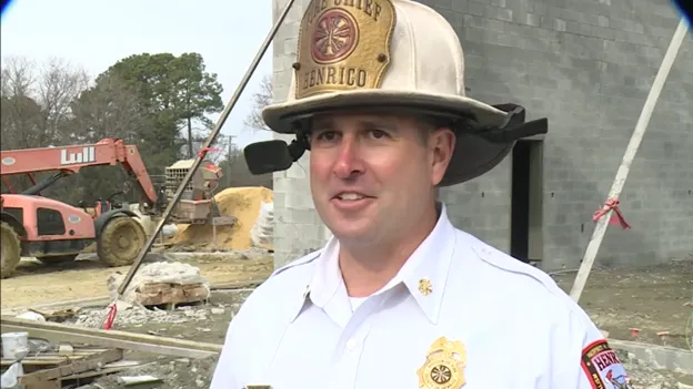 Henrico celebrates construction milestone for new Varina firehouse