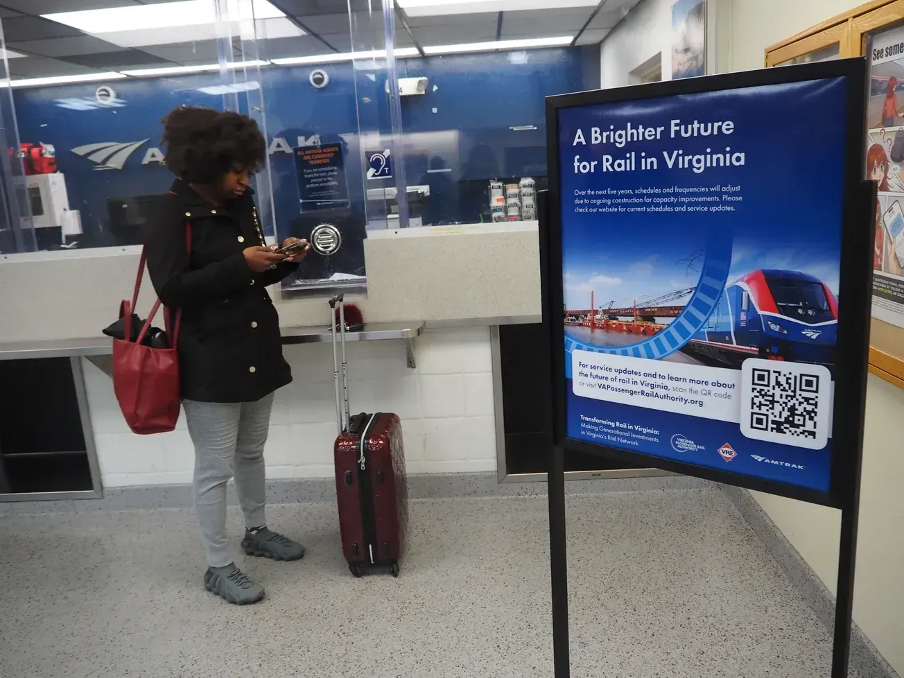 Staples Mill Amtrak station travelers adjust to new schedule as D.C. bridge construction gets underway • Henrico supervisors expected to vote on plans for Glover Park baseball complex, Short Pump transportation project