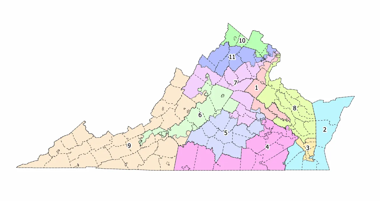 Virginia Democrats release long-awaited 10–1 congressional map