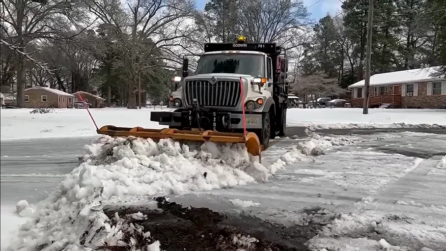 Henrico repairs snow plows after ice storm damaged 40% of fleet