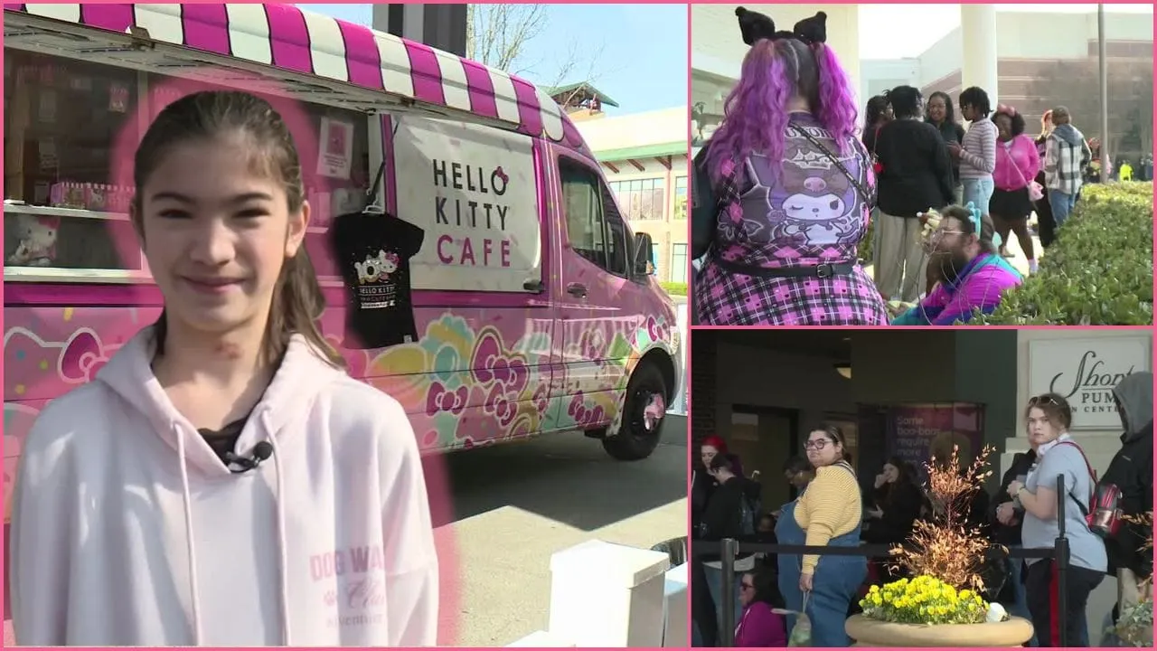 'Hyped-up' fans flock to Hello Kitty Cafe Truck in Short Pump