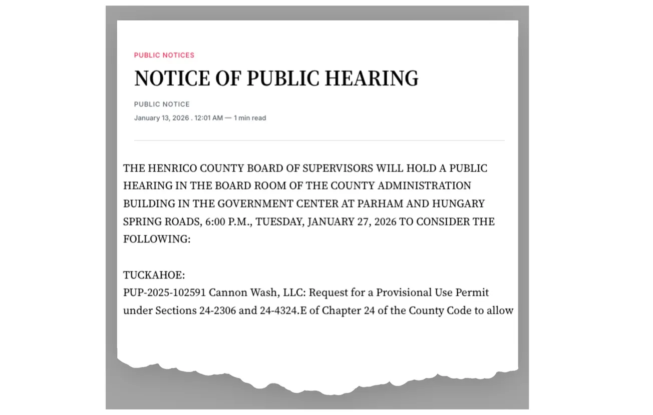 Henrico Citizen earns authorization to publish public notices in City of Richmond, Chesterfield County, Hanover County
