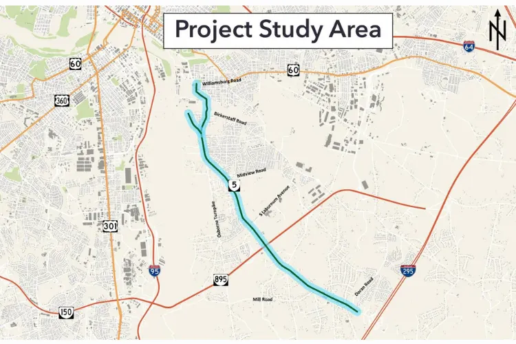 Henrico leaders seek input on safety and trail improvements along Route 5 and Osborne Turnpike