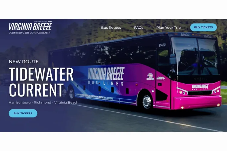 State bus line debuts new east-west route that connects 10 cities across Virginia