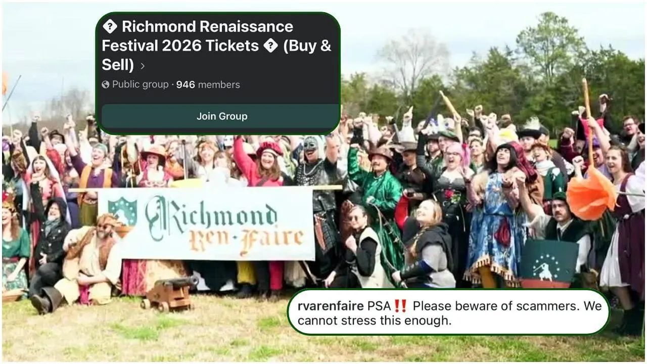 Richmond Ren Faire organizers warn of ticket scams ahead of inaugural event in Varina