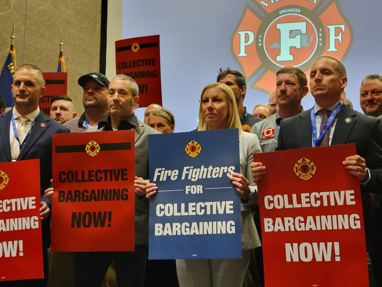 Spanberger vetoes bills allowing public employees to collectively bargain working conditions, wages