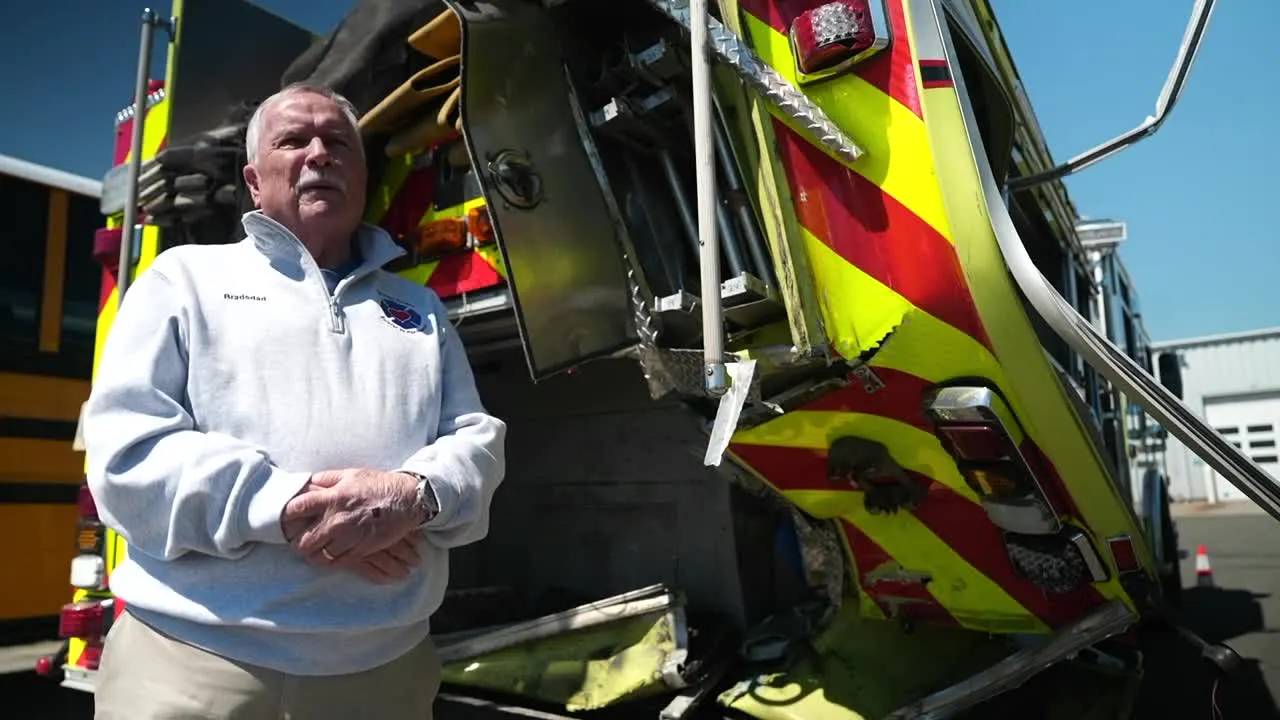 Mangled Henrico fire engine serves as reminder of dangers first responders face on the road