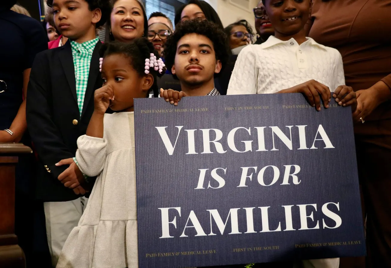 Virginia becomes first Southern state to mandate paid family and medical leave for workers
