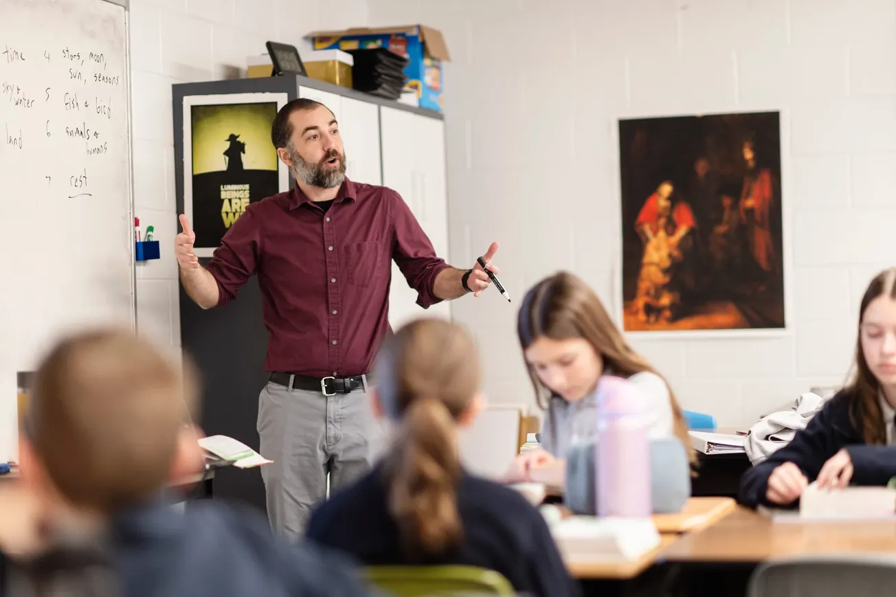 Henrico's Top Teachers - Steven Cottam, Our Lady of Lourdes Catholic School, religion