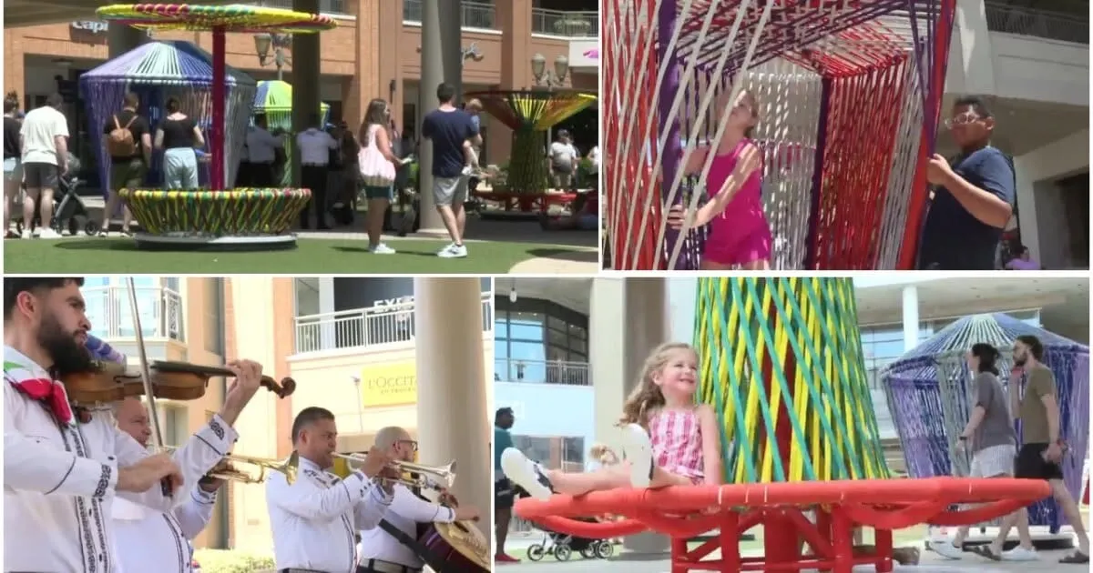 Interactive art installation 'Los Trompos' opens at Short Pump Town Center