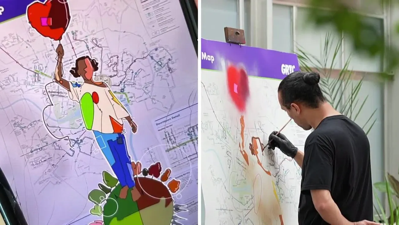 Richmond artist paints live at Lewis Ginter for Juneteenth: 'All about just celebrating us'