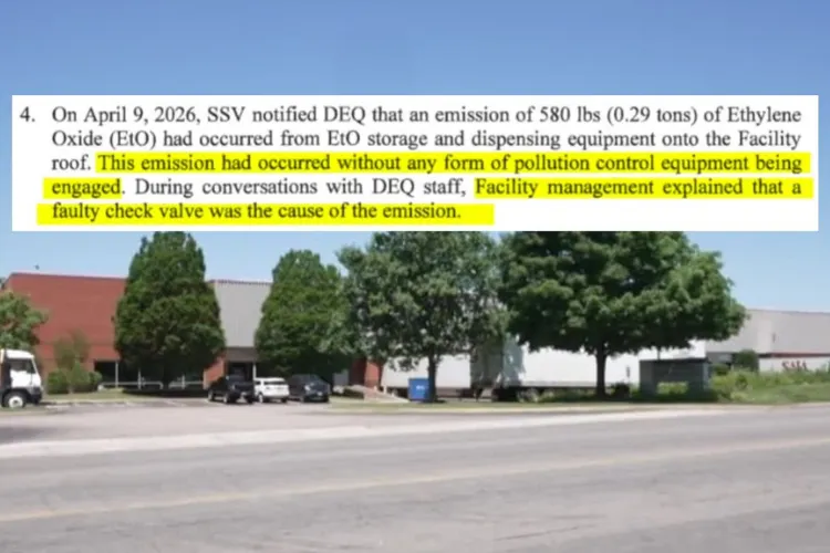 Henrico sterilization facility facing $53K fine after 600-pound toxic gas release