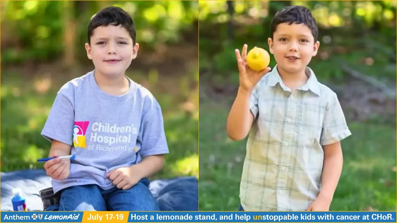 6-year-old cancer survivor inspires Richmond to squeeze out childhood cancer