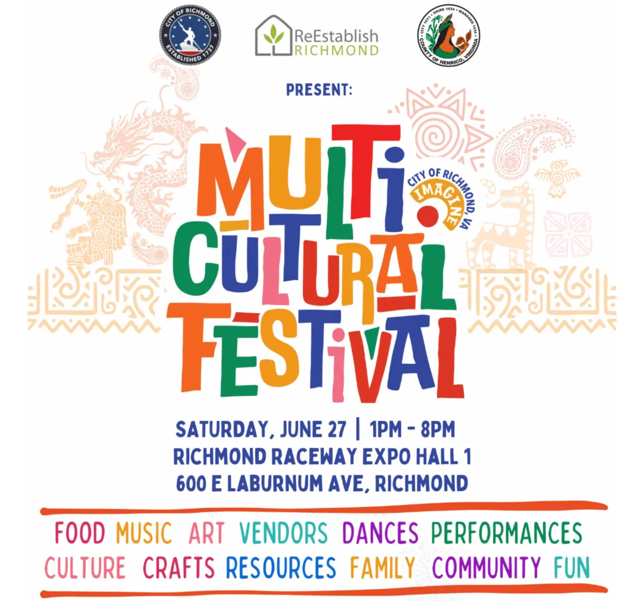 Multicultural Festival 2026 planned June 27 at Richmond Raceway