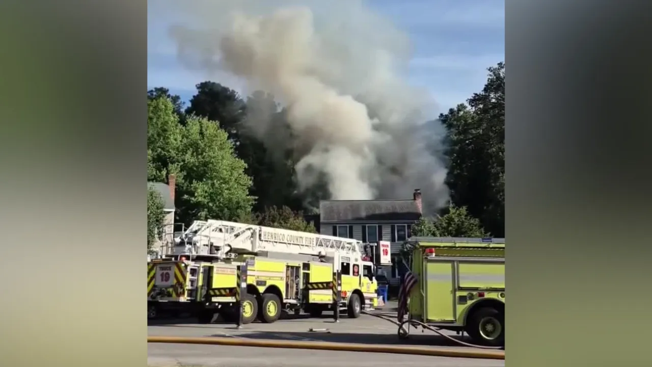 Woman in critical condition after Henrico shed fire