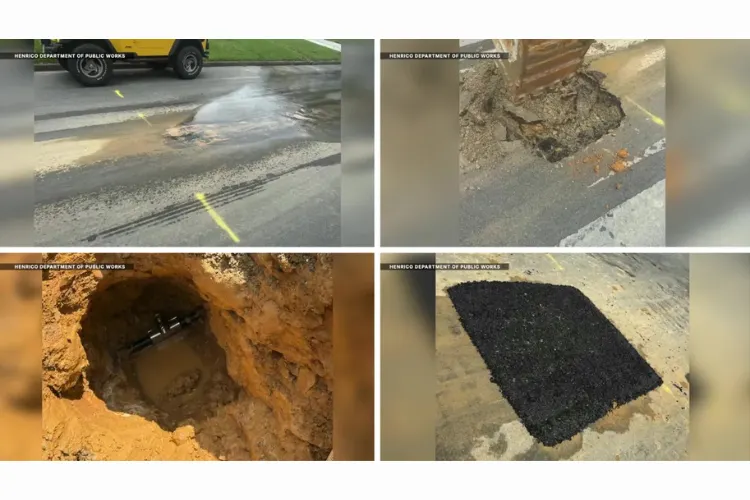 Henrico neighbors say water leak went unaddressed for over a week