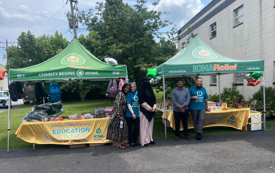 ICNA Relief provides backpacks, food to local families