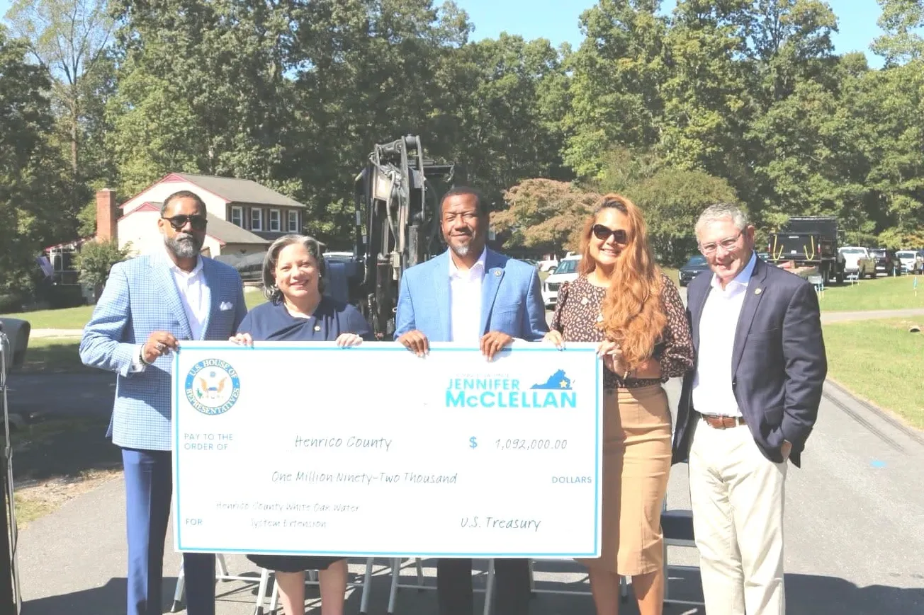 Million-dollar federal contribution will help connect Sandston neighborhood to public water
