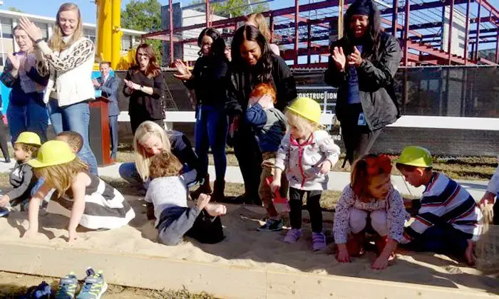 Faison Center tops off Early Education Center