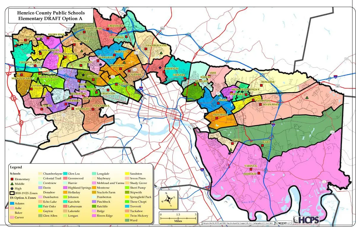 What redistricting options mean for Henrico's elementary schools