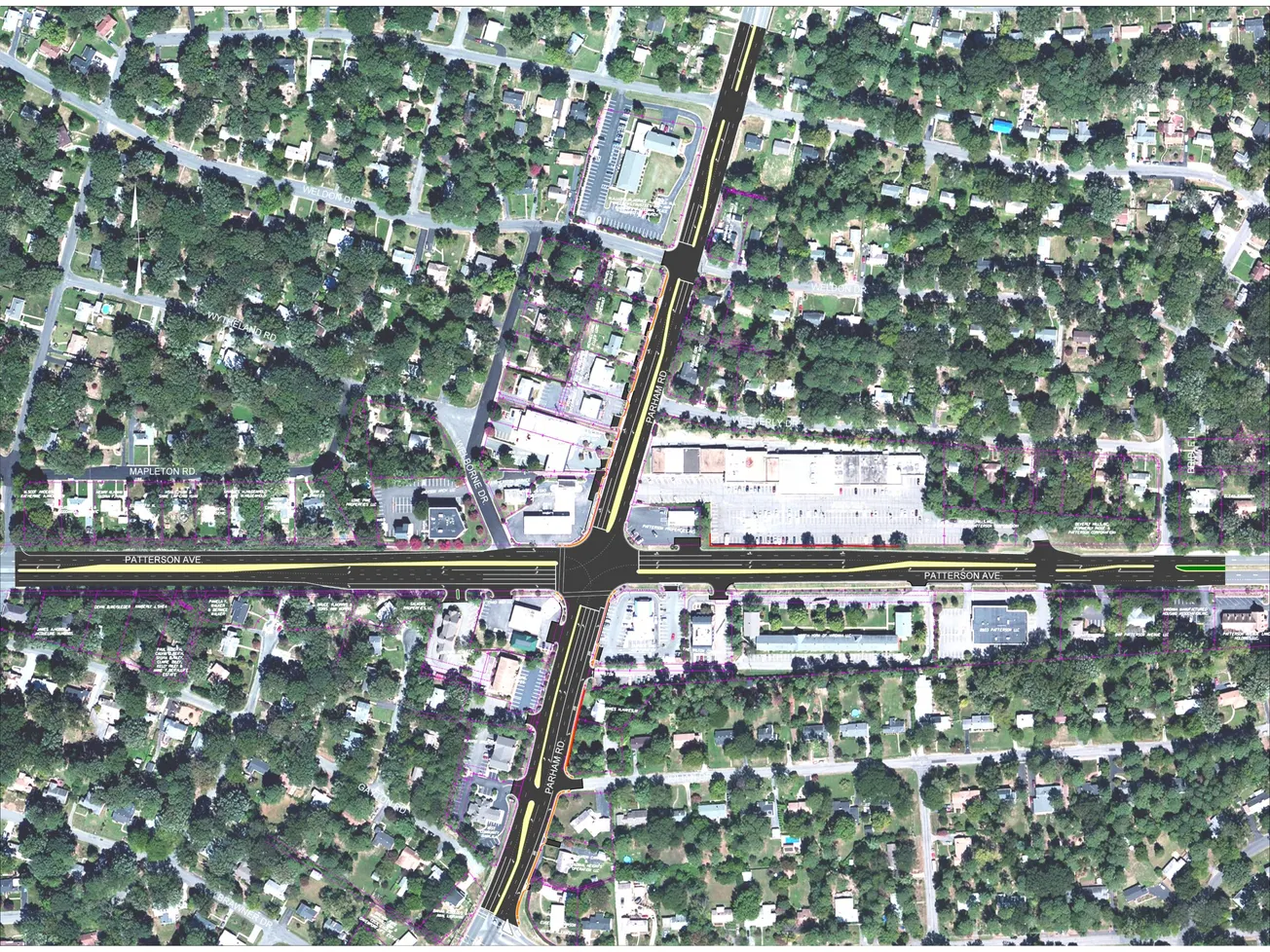 Traffic shift happening soon at Parham/Patterson intersection